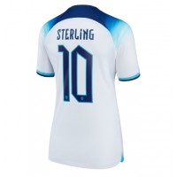 England Raheem Sterling #10 Hjemmedrakt Dame VM 2022 Kortermet